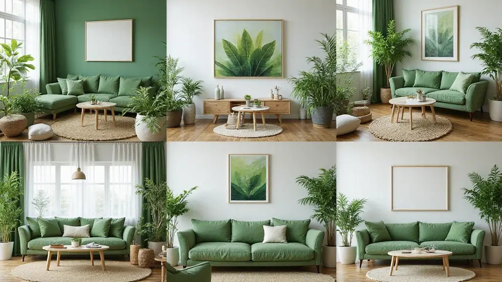 27 Green Living Room Inspirations for a Refreshing Space