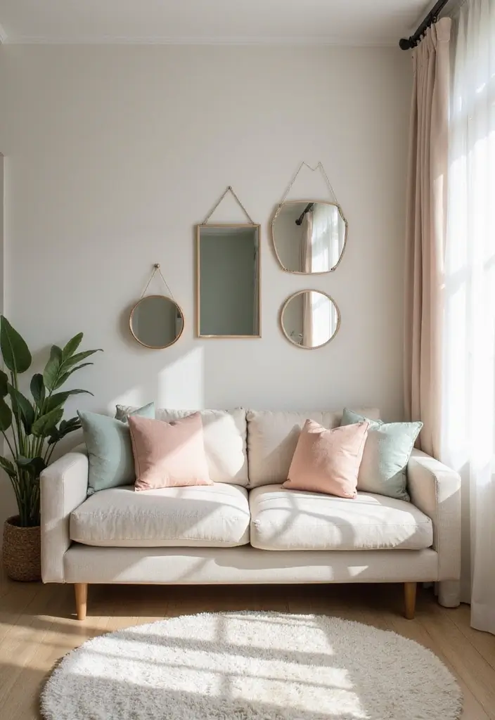 27 Living Room Designs for Small Spaces That Look Bigger 1 27 Living Room Designs for Small Spaces That Look Bigger - 1. Light Colors for Airy Spaces