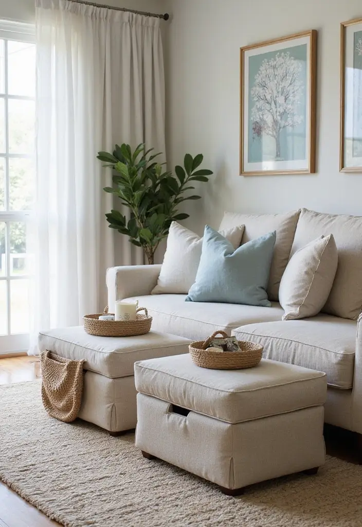 27 Living Room Designs for Small Spaces That Look Bigger 18 27 Living Room Designs for Small Spaces That Look Bigger - 18. Creative Storage Solutions