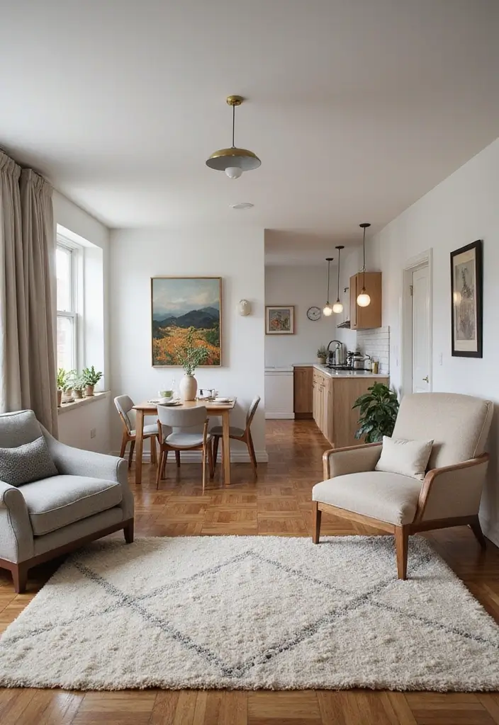 27 Living Room Designs for Small Spaces That Look Bigger 5 27 Living Room Designs for Small Spaces That Look Bigger - 5. Open Layout Magic