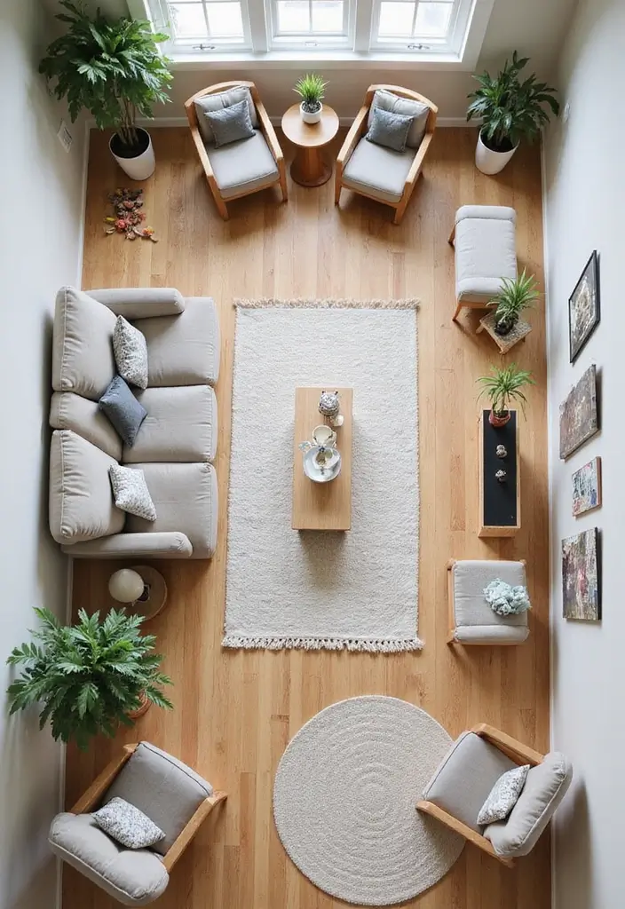 27 Living Room Designs for Small Spaces That Look Bigger 7 27 Living Room Designs for Small Spaces That Look Bigger - 7. Stylish Room Layouts