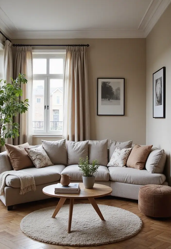 27 Living Room Designs for Small Spaces That Look Bigger 9 27 Living Room Designs for Small Spaces That Look Bigger - 9. Color Coordination Strategies