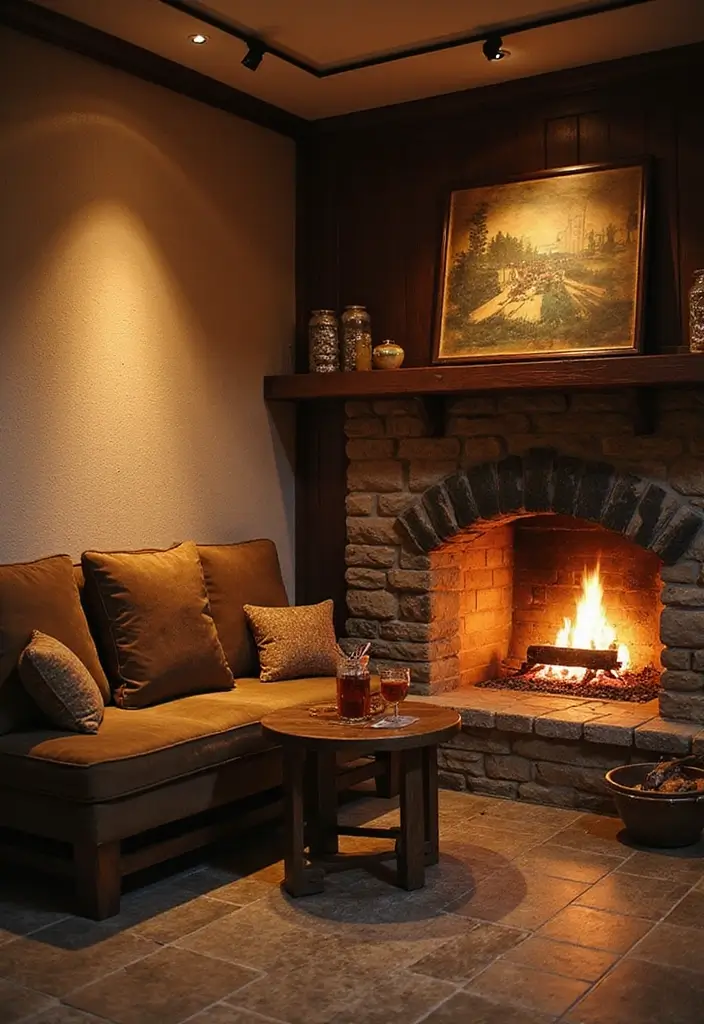 27 Living Room Designs with Fireplace for a Warm Home 11 27 Living Room Designs with Fireplace for a Warm Home - 11. Cozy Corner Seating