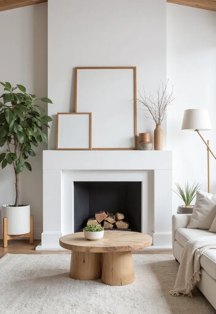 27 Living Room Designs with Fireplace for a Warm Home 21 27 Living Room Designs with Fireplace for a Warm Home - 21. Bright White Spaces