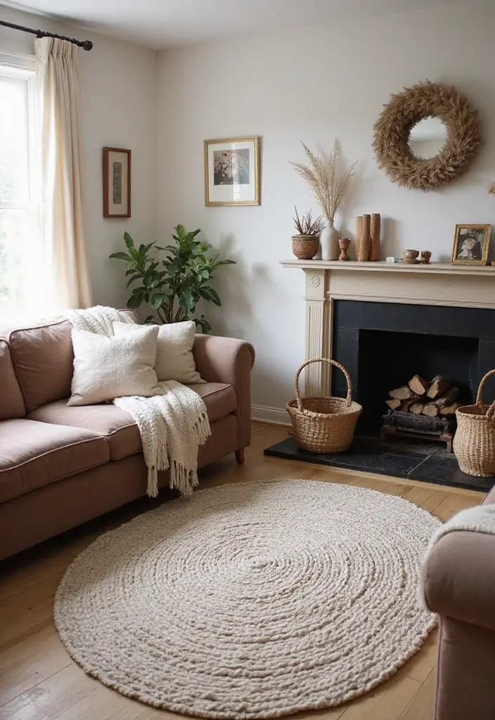 27 Living Room Designs with Fireplace for a Warm Home 9 27 Living Room Designs with Fireplace for a Warm Home - 9. Textured Layers