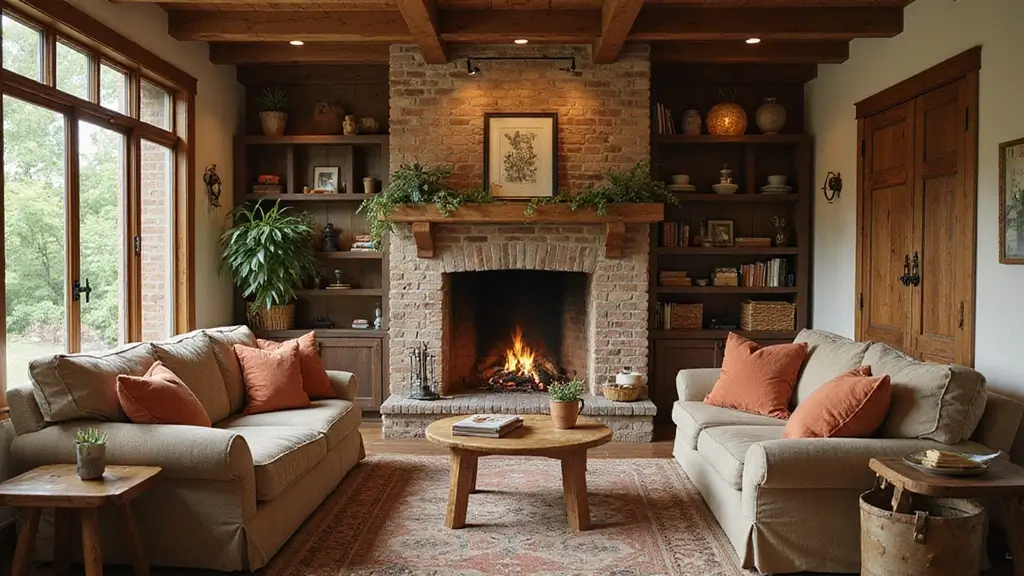 27 Living Room Designs with Fireplace for a Warm Home
