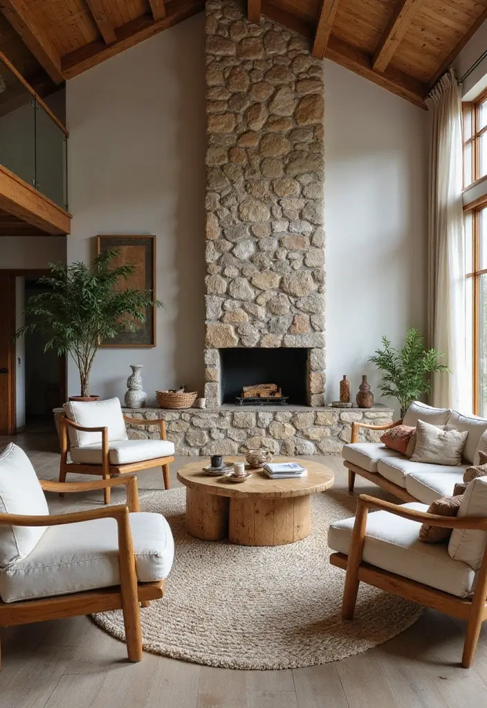 28 Boho Living Room Inspirations Full of Charm - 13. Natural Elements