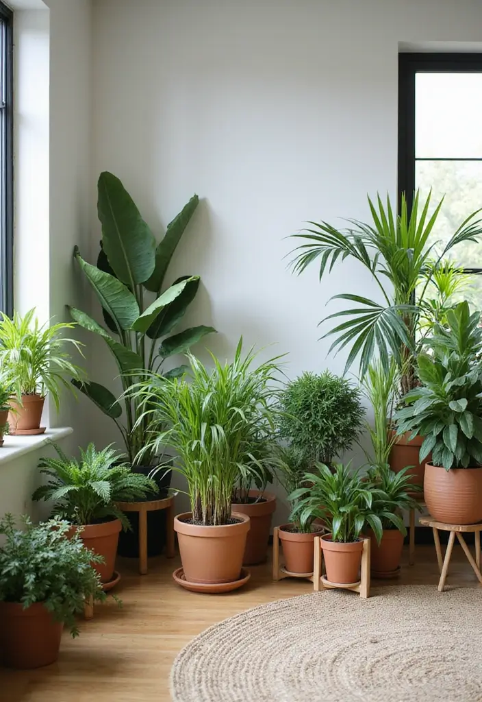 28 Boho Living Room Inspirations Full of Charm - 4. Indoor Plant Paradise