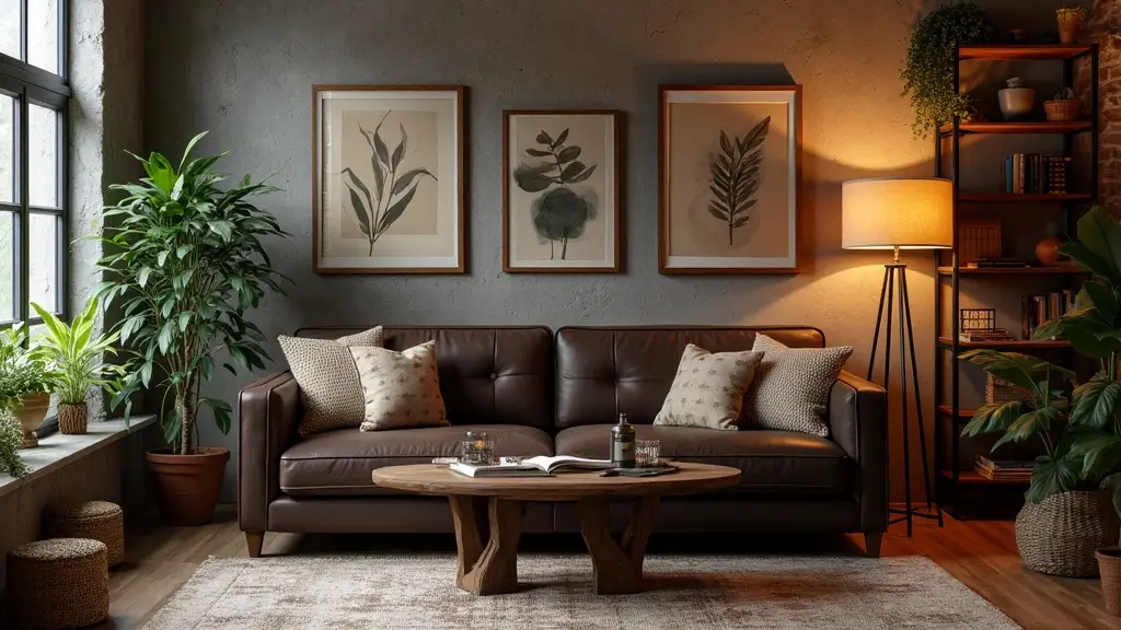 28 Dark Brown Sofa Living Room Ideas That Actually Work