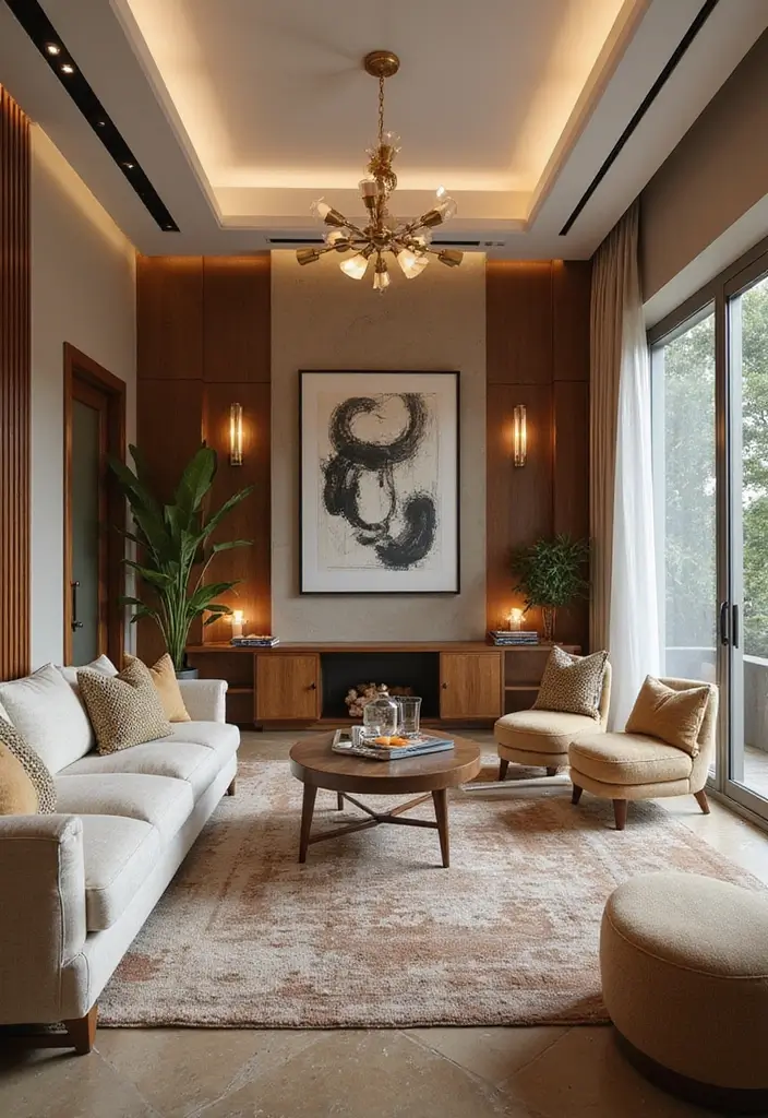 28 Indian Living Room Ideas That Blend Culture and Comfort - 20. Multifunctional Spaces