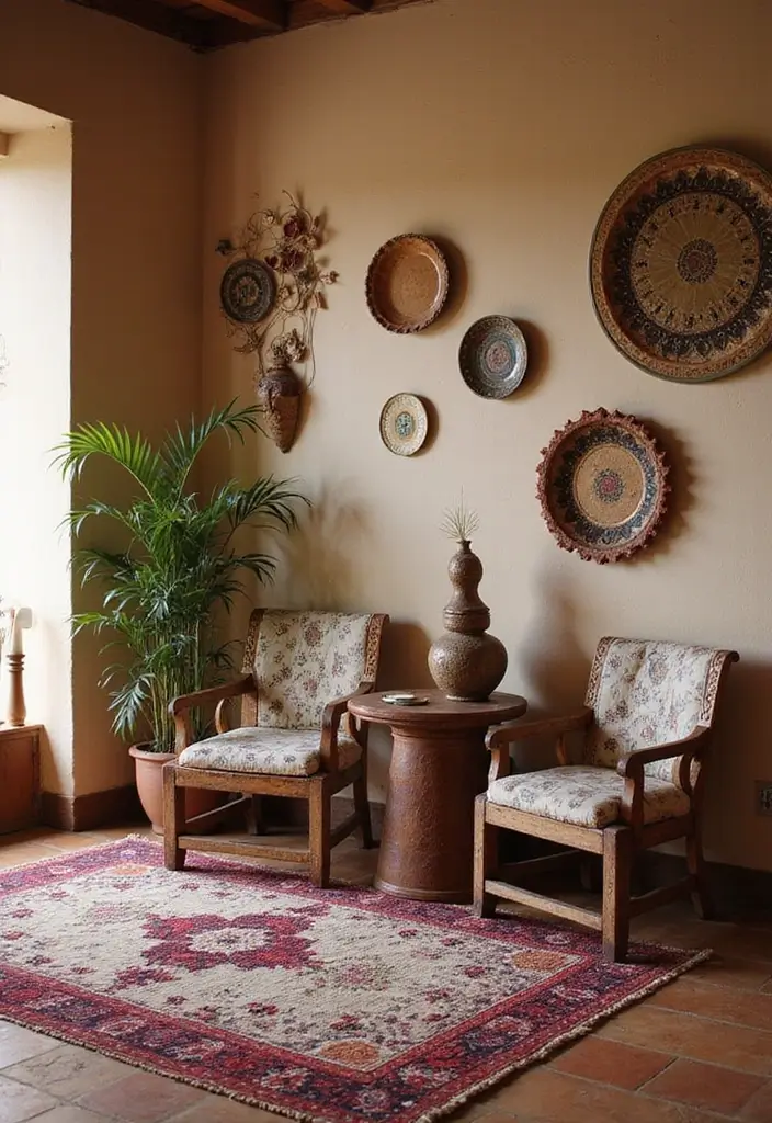 28 Indian Living Room Ideas That Blend Culture and Comfort - 23. Cultural Ceramics