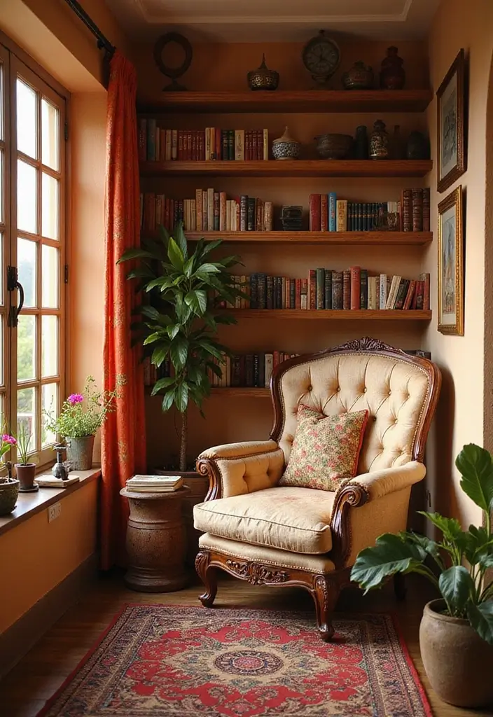 28 Indian Living Room Ideas That Blend Culture and Comfort - 27. Cozy Nooks