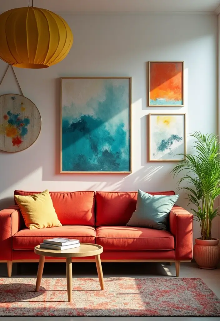 29 Sofas Ideas for Living Room You’ll Want to Copy 12 29 Sofas Ideas for Living Room You’ll Want to Copy - 12. Colorful Sustainable Sofa Fabrics