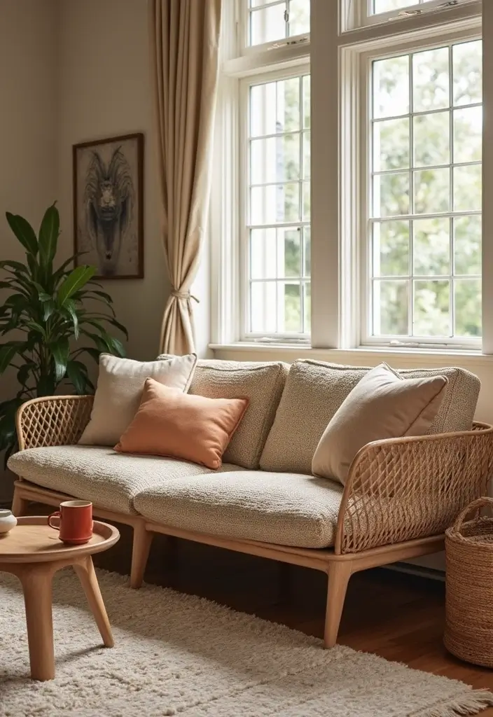 29 Sofas Ideas for Living Room You’ll Want to Copy 14 29 Sofas Ideas for Living Room You’ll Want to Copy - 14. Textured Weave Sofas