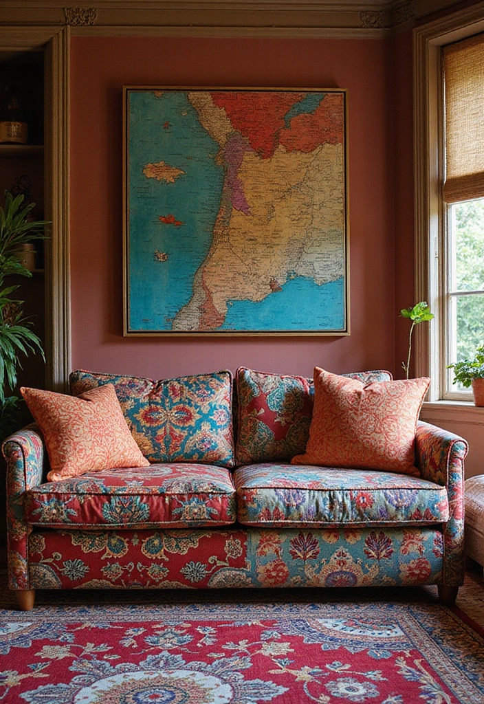 29 Sofas Ideas for Living Room You’ll Want to Copy 25 29 Sofas Ideas for Living Room You’ll Want to Copy - 25. Sofas with a Global Influence