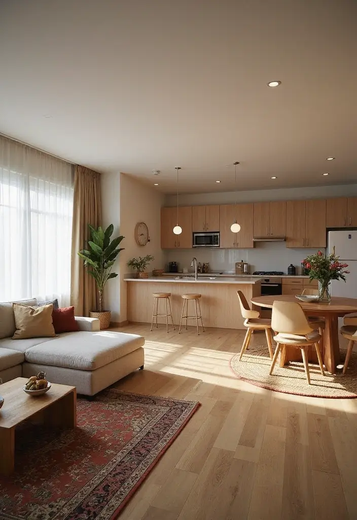 30 Cozy Living Room Ideas You’ll Fall in Love With - 16. Open-Concept Living Spaces