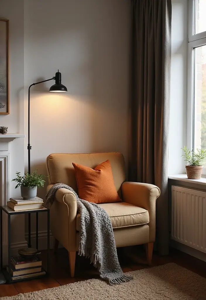 30 Cozy Living Room Ideas You’ll Fall in Love With - 5. Cozy Corner Nooks