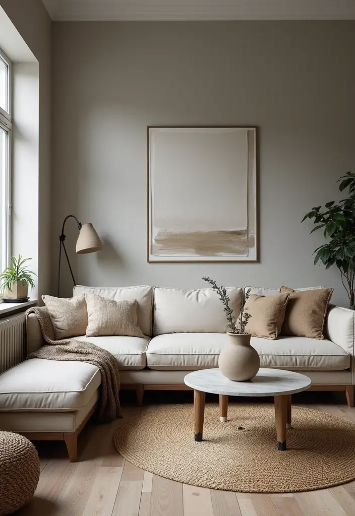 30 Grey and Beige Living Room Ideas That Feel Balanced - 15. Seamless Blending of Styles