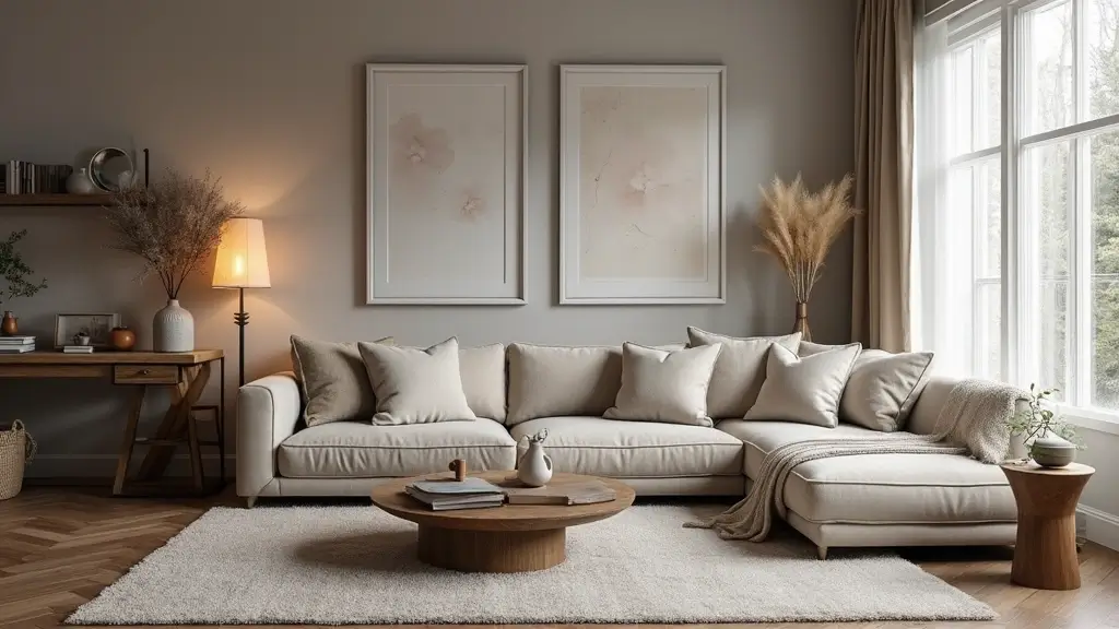 30 Grey and Beige Living Room Ideas That Feel Balanced